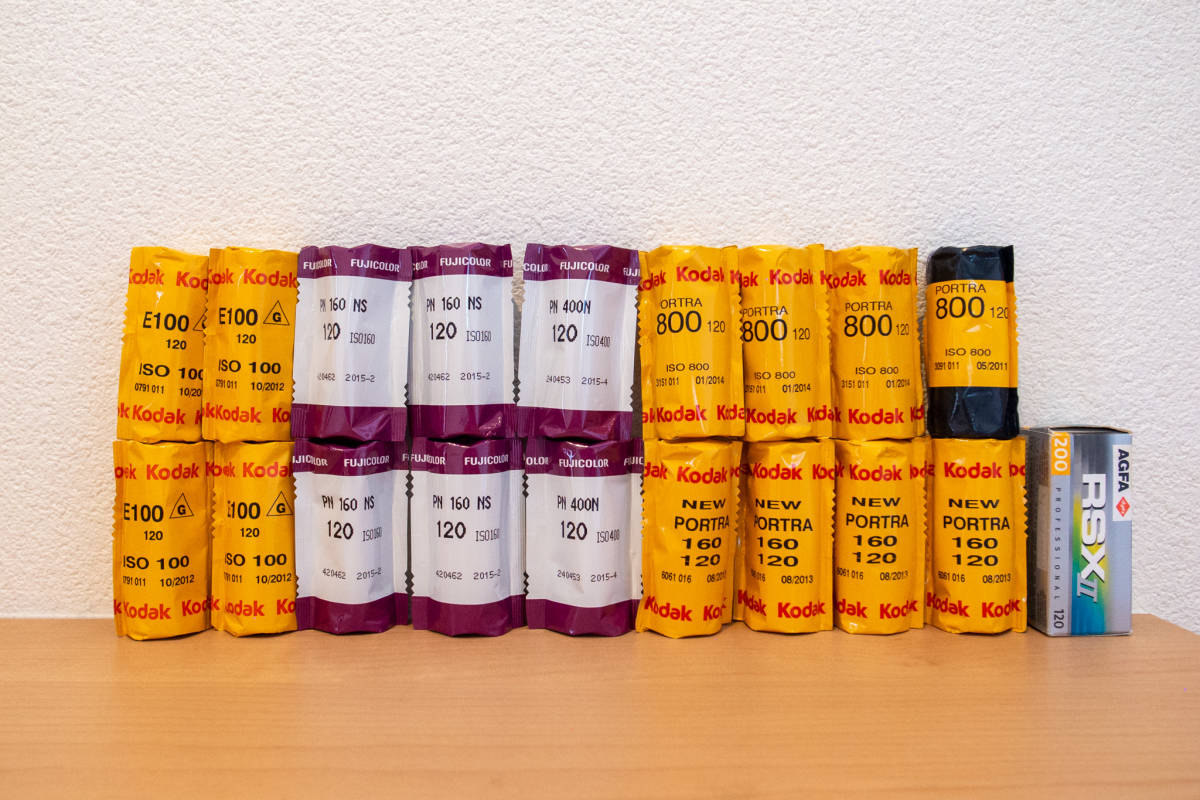 PORTRA160 柔らかい ブローニーフィルム 期限切れ