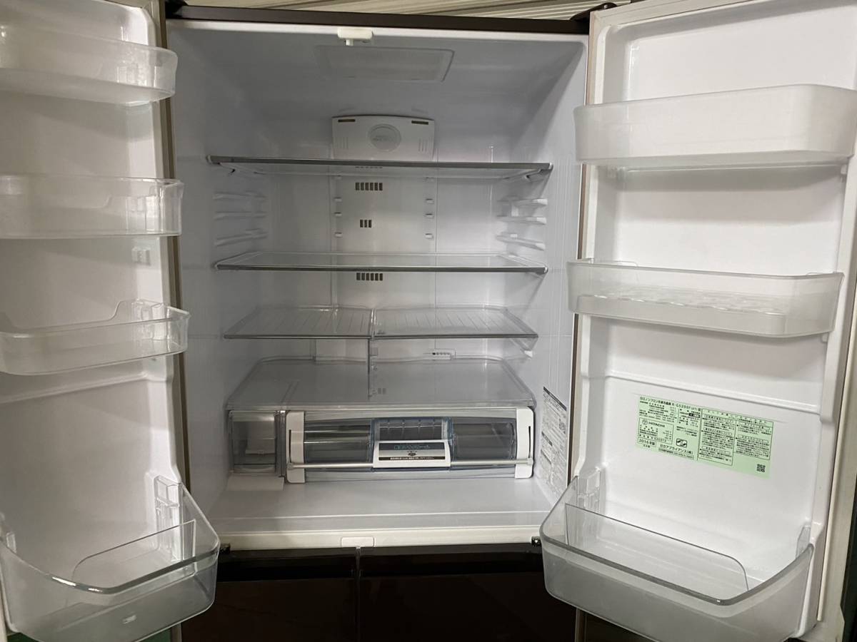 HITACHI 日立 大型冷蔵庫 R-G5200F 2015年製 HITACHI 日立 大型冷蔵庫