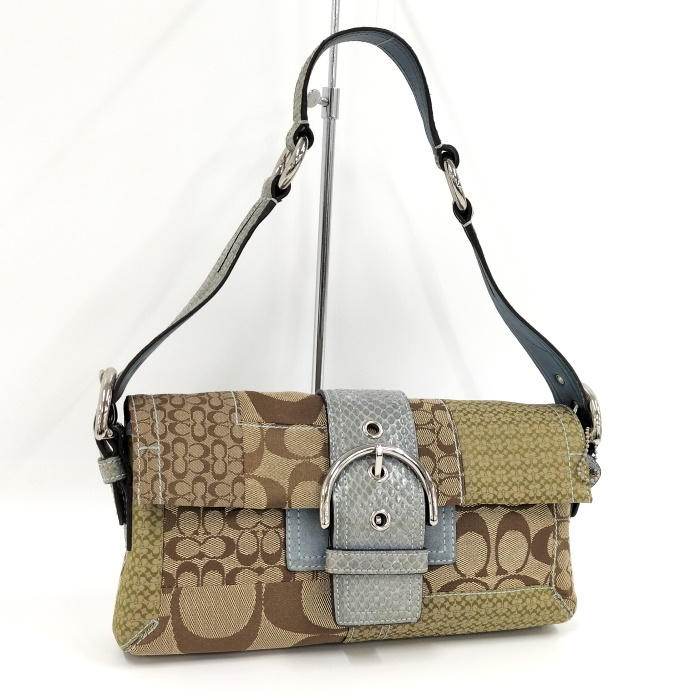 パッチワーク シグネチャー COACH コーチ ワンショルダーバッグ
