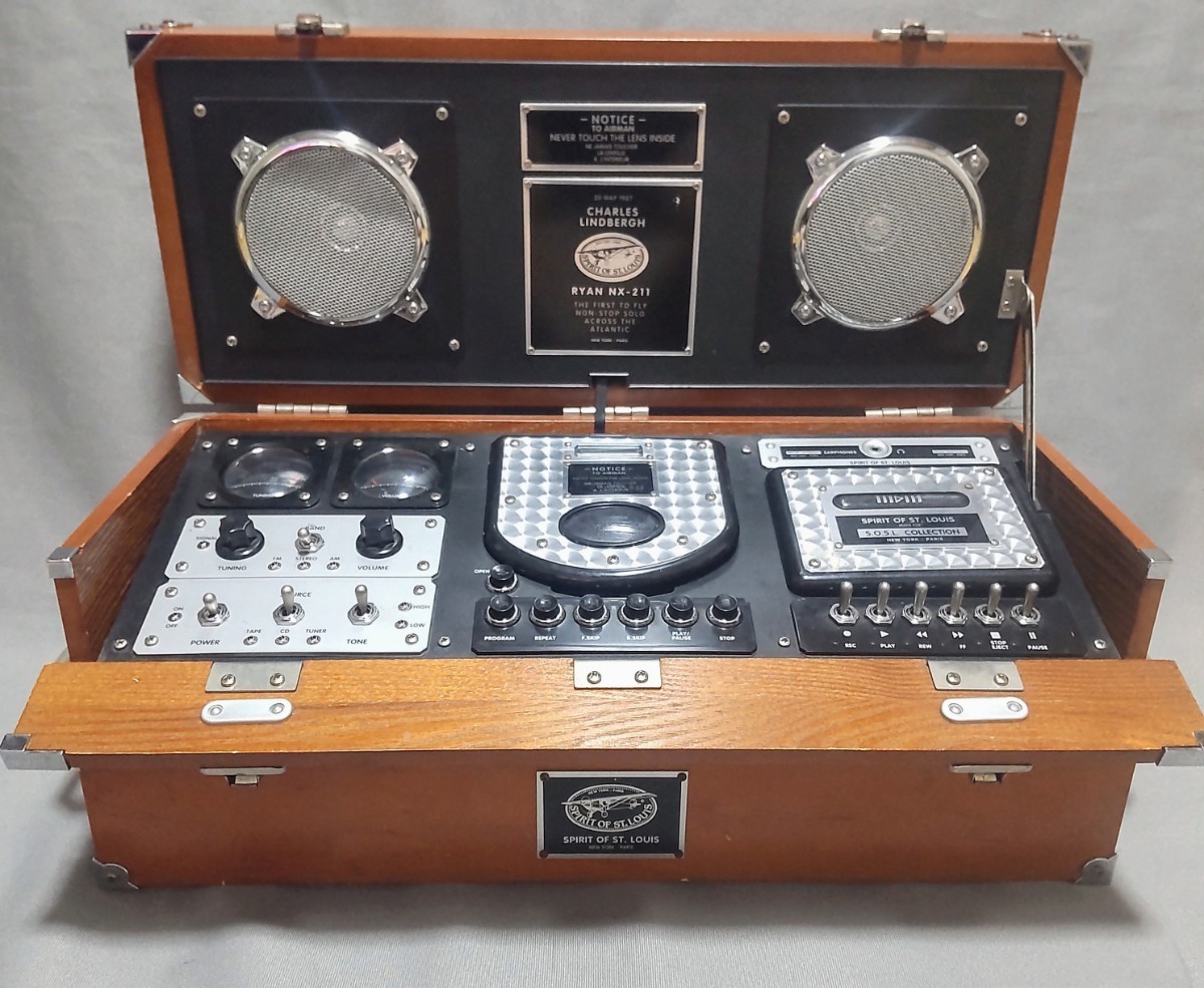 SPIRIT OF ST.LOUIS　RYAN　NX-211　チャールズリンドバーグ　CD ラジカセ　カセットデッキ　ライアン　FIELD CD MKⅡ