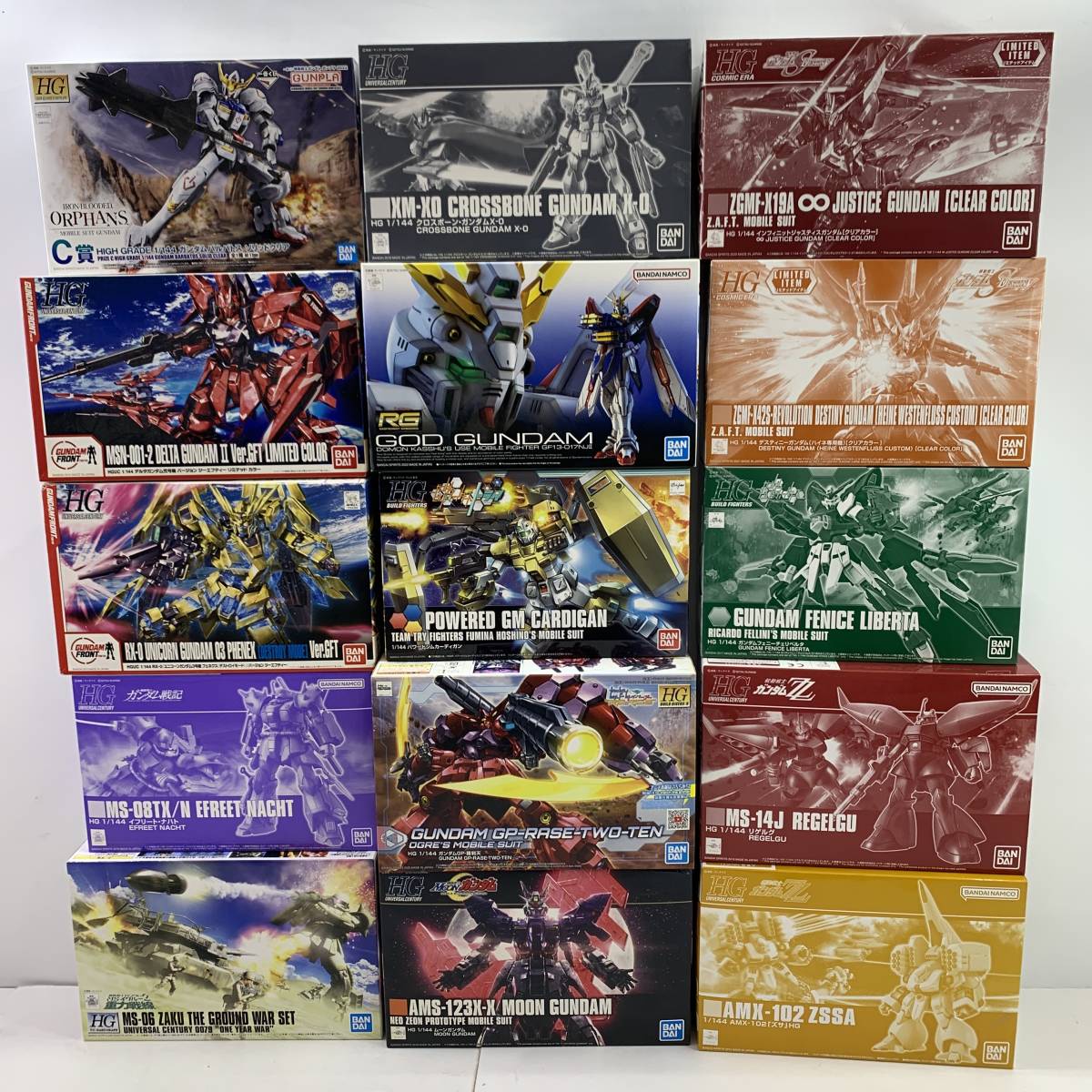 (15356)◎【プラモデル】ガンプラ 15点まとめ ディスティニーガンダム/ムーンガンダム/ユニコーンガンダム/イフリート・ナハト/他
