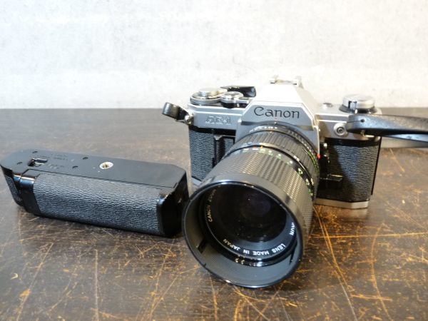 Canon キャノン 一眼レフフィルムカメラ AE-1 レンズセット CANON ZOOM LENS FD 35-70mm 1:4 パワーワインダーA 36611
