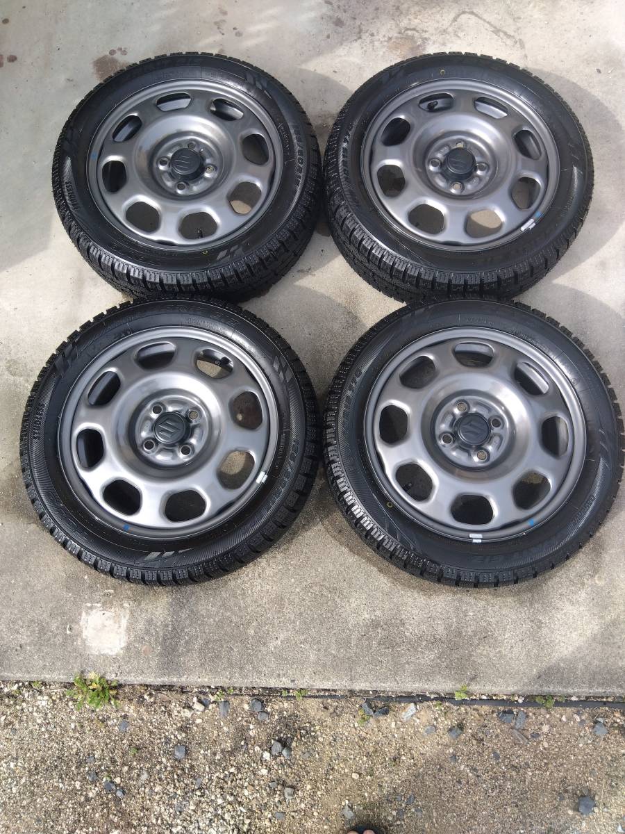 スズキ　ハスラー　純正ホイールスタッドレス４本セット　未走行　TOYO OBSERVE GARIT GIZ 165/60R15 2019年39週製 