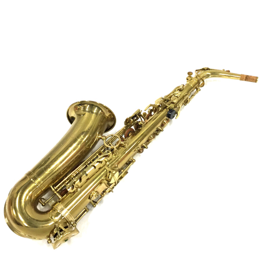 ヘインリッチ アルトサックス 彫刻入 ラッカー仕上げ ハードケース付 管楽器 木管楽器 吹奏楽 ハインリッヒ Heinrich