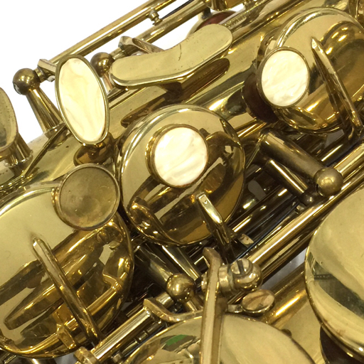 ヘインリッチ アルトサックス 彫刻入 ラッカー仕上げ ハードケース付 管楽器 木管楽器 吹奏楽 ハインリッヒ Heinrich