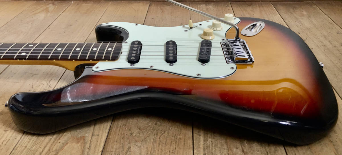 鳴良 Fender Japan ST62-TX 3TS ロック mod仕様 /SEYMOUR DUNCAN SJBJ
