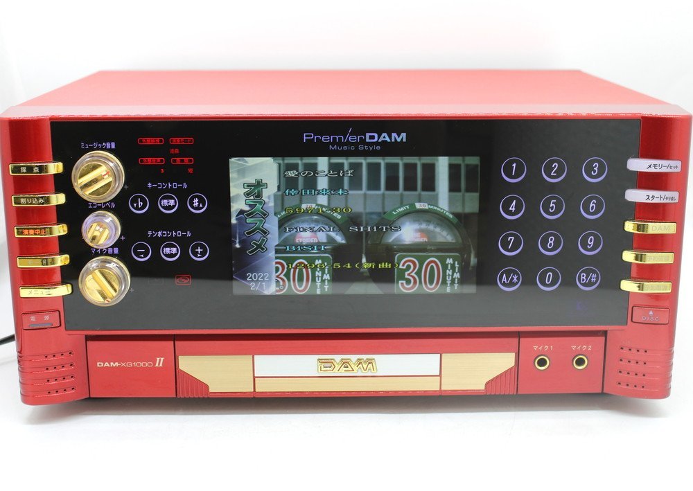 現状品 第一興商 カラオケ機器 DAM-XG1000II プレミアダム Premier ホビー 05Z0755-1