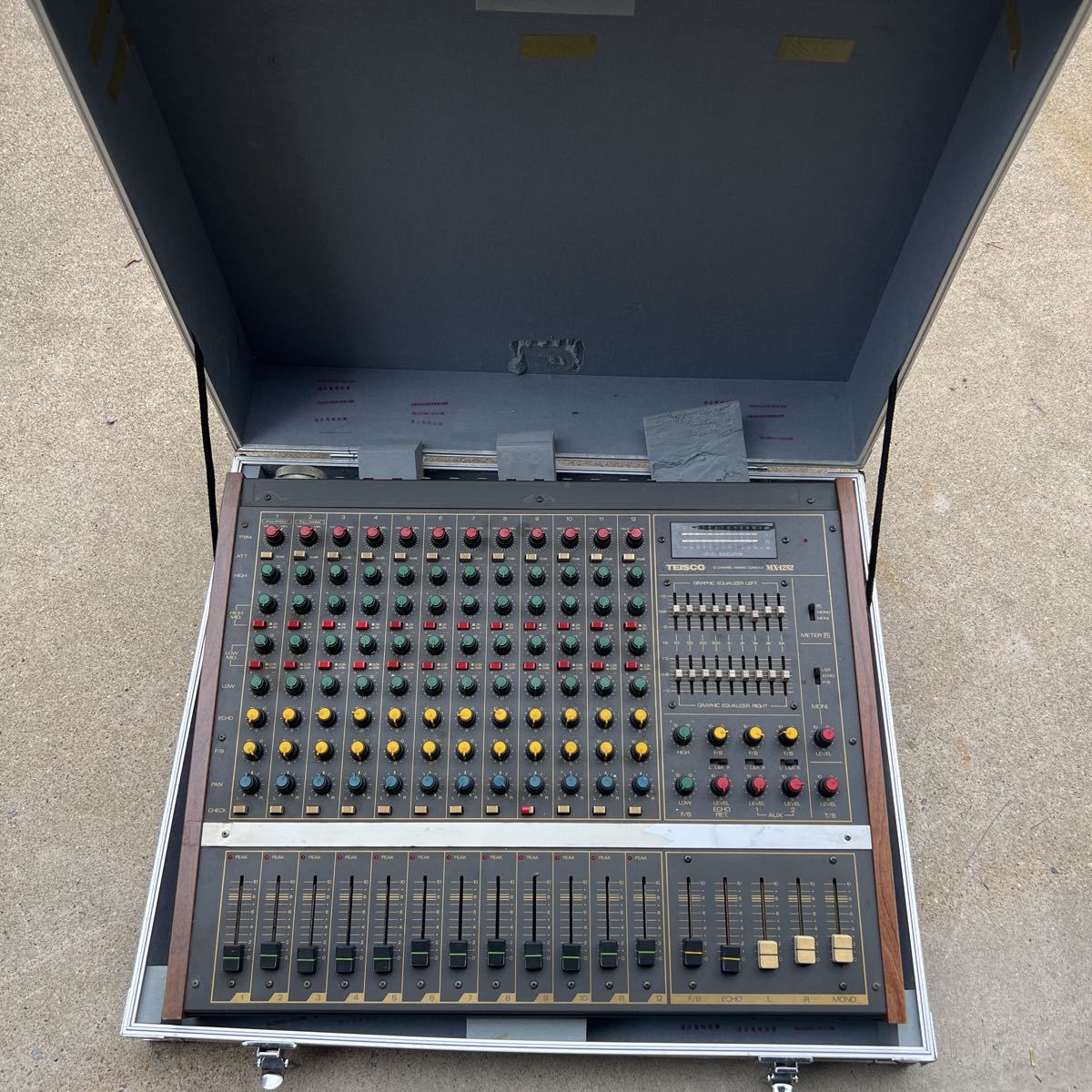 TEISCO - MX-1252 MX1252DX 12チャンネル ミキサー Yahoo!オークション