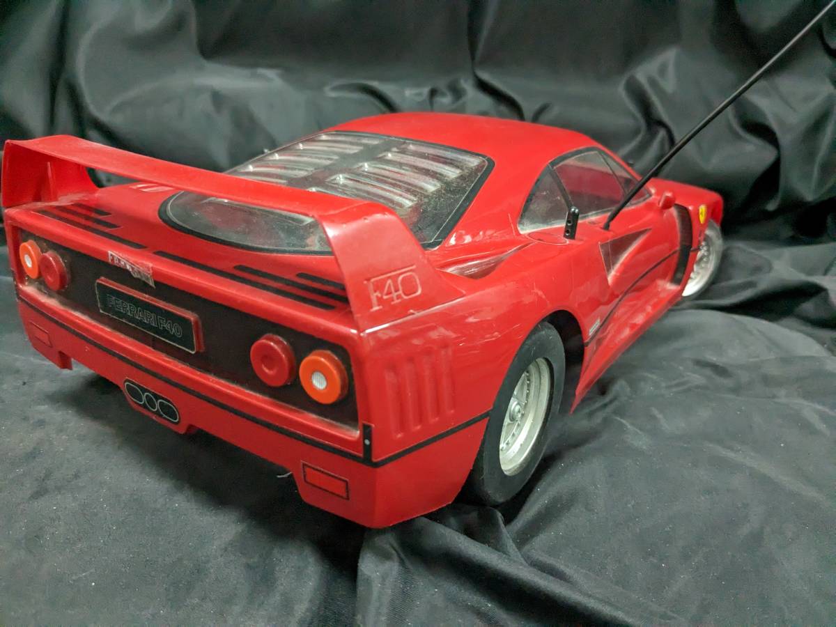 SK0-P11］ジャンク2台 ラジコンカー フェラーリ F40 F1 TAMIYA