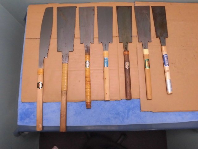 鬼刀 中屋両刃鋸 大工道具専門店(PROSHOPHOKUTO) 尺 両刃のこぎり 鋸