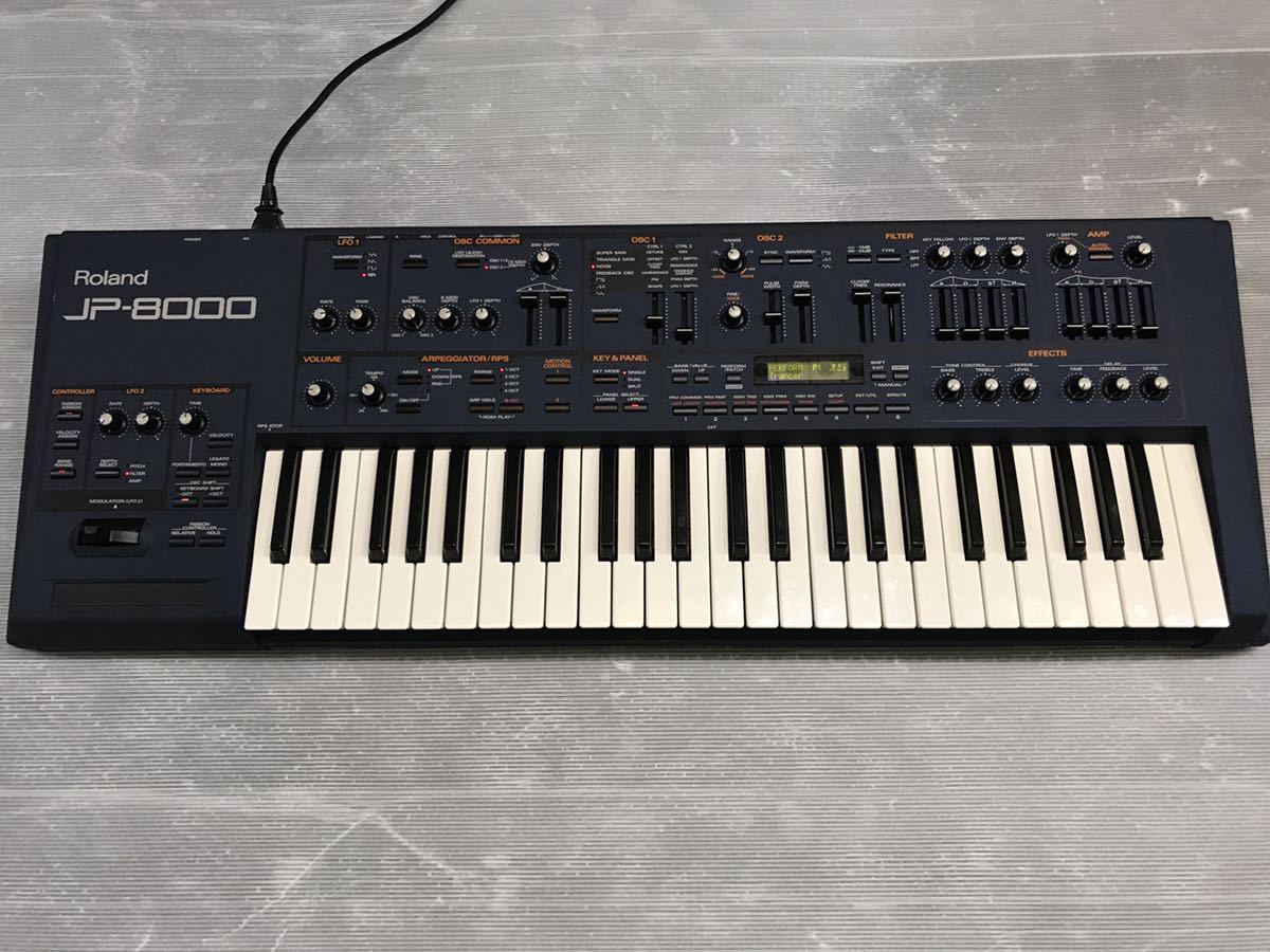 動作確認済】Roland アナログモデリングシンセサイザー JP-8000
