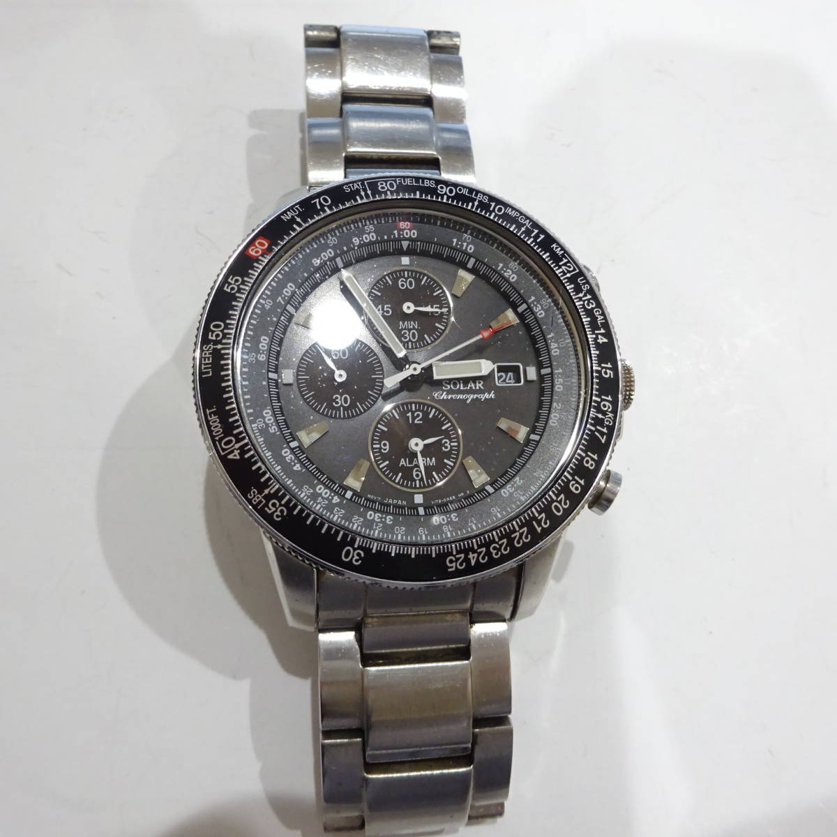 1円～ セイコー SEIKO 腕時計 プロ スペックス V172-0AC0 ソーラー