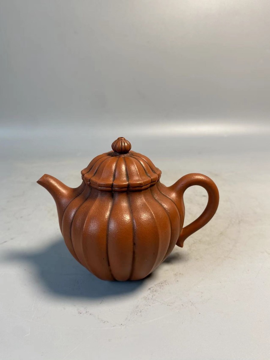 旧家蔵出 清時代 紫泥 朱泥 急須 唐物 茶壷 煎茶道具 中国宜興 紫砂 白泥 中国美術 中国古玩 中国茶器