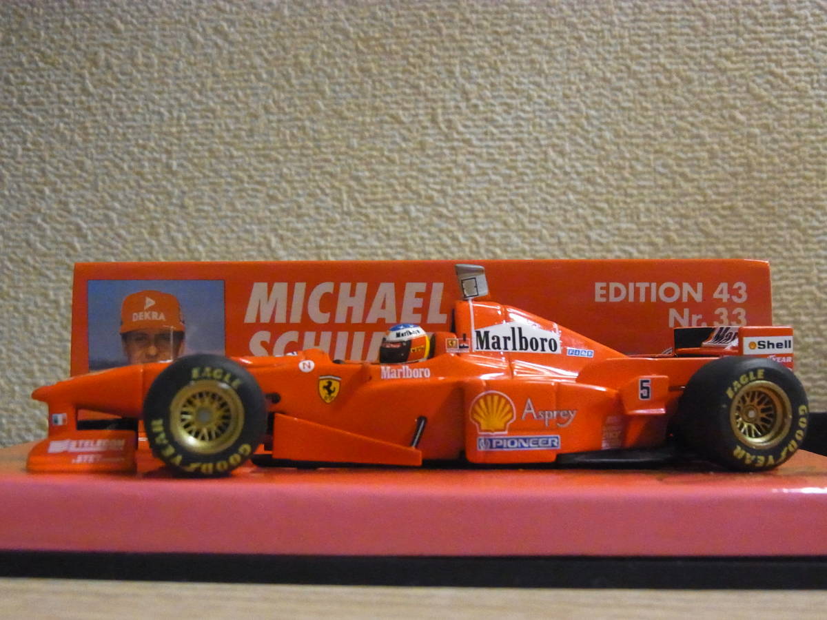ミニチャンプス1/43 フェラーリF310B M・シューマッハ マルボロ仕様