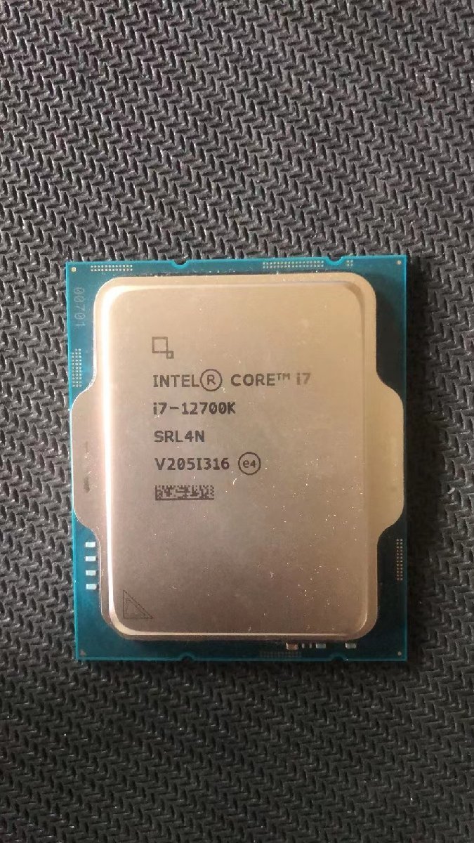 Core i7-12700K ジャンク品 CPU インテル Intel Core I7-12700k プロセッサー 中古 動作未確認
