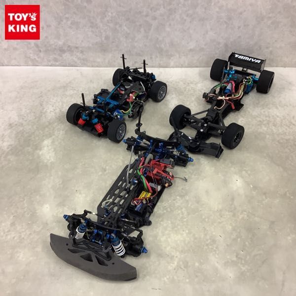 1円〜 訳あり ジャンク RC ラジコンカー シャーシ、タイヤ、サンワ SX