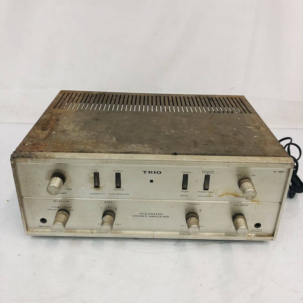 TRIO - W-46K Yahoo!オークション プリメインアンプ 真空管 トリオ