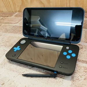 NEW ニンテンドー 2DS LL ターコイズ×ブラック 本体 ジャンク（ゲオ 