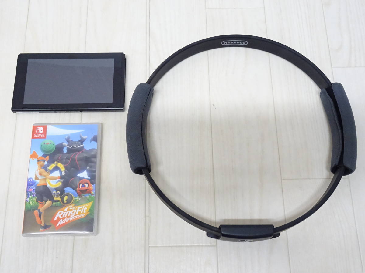 ジャンク品】GH-096◇Nintendo Switch 旧型 本体のみ / リングフィット