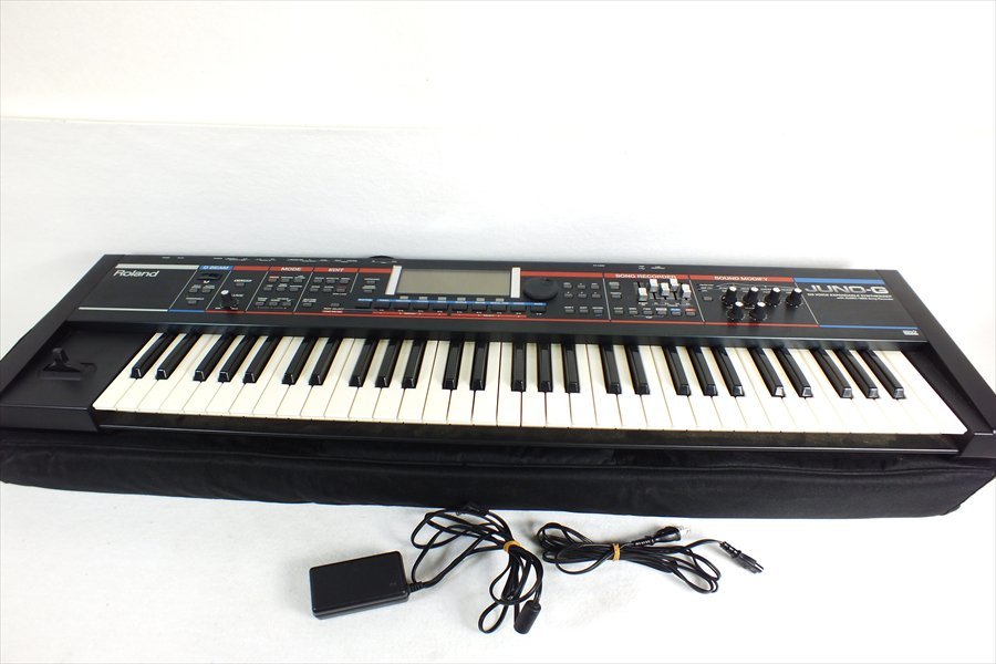 ◇ Roland ローランド JUNO-G シンセサイザー ソフトケース付き 中古 現状品 230408B2046