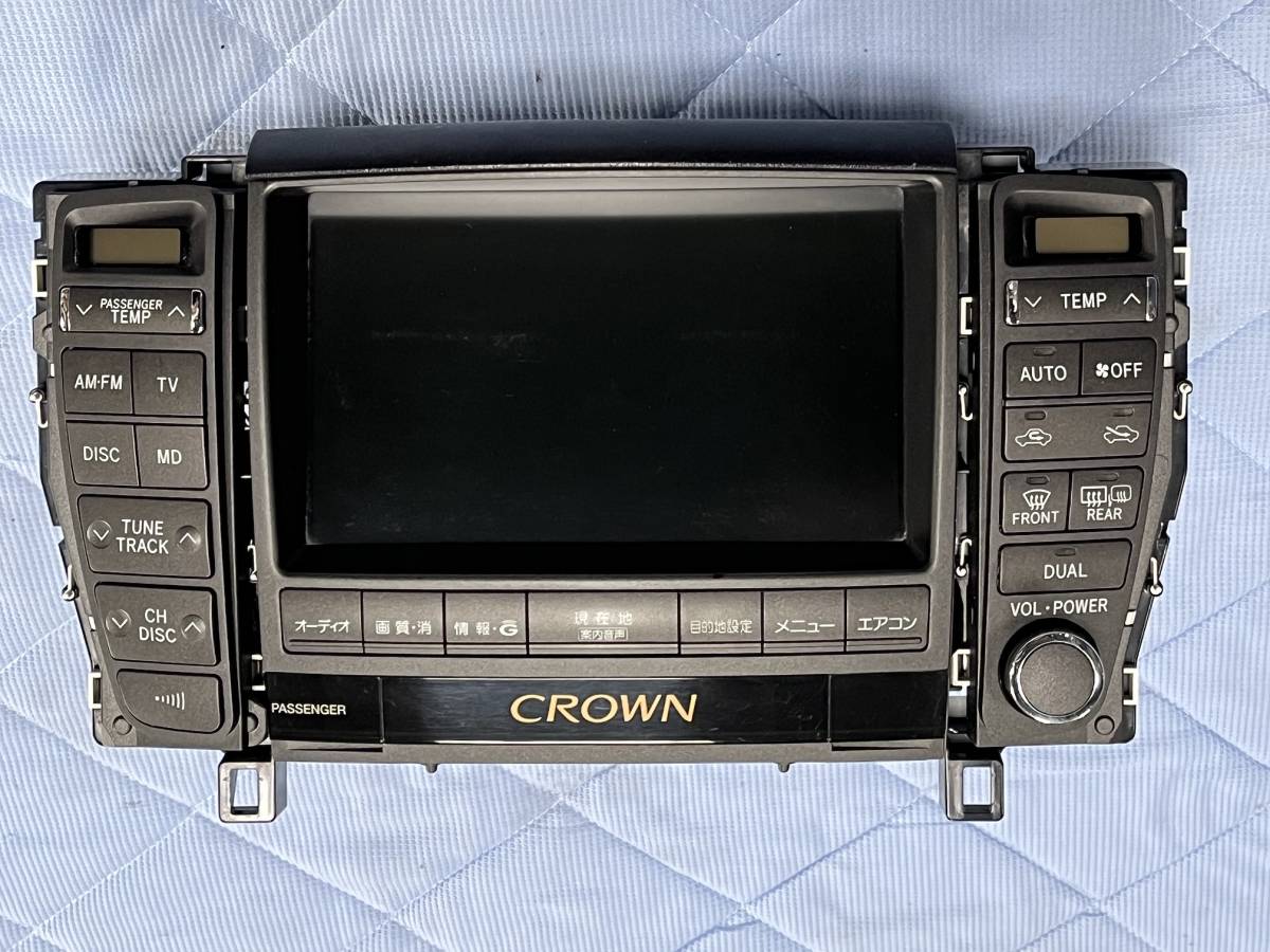 18クラウン 後期 純正 マルチモニター 動作確認済み ☆動作確認済!!GRS180（後期）クラウン・アスリート／純正