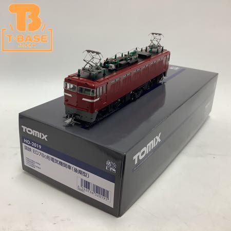 TOMIX HOゲージ 国鉄 ED76形電気機関車 HO-124 1円〜 動作確認済み TOMIX HOゲージ HO-2019 国鉄 ED76 0形 電気