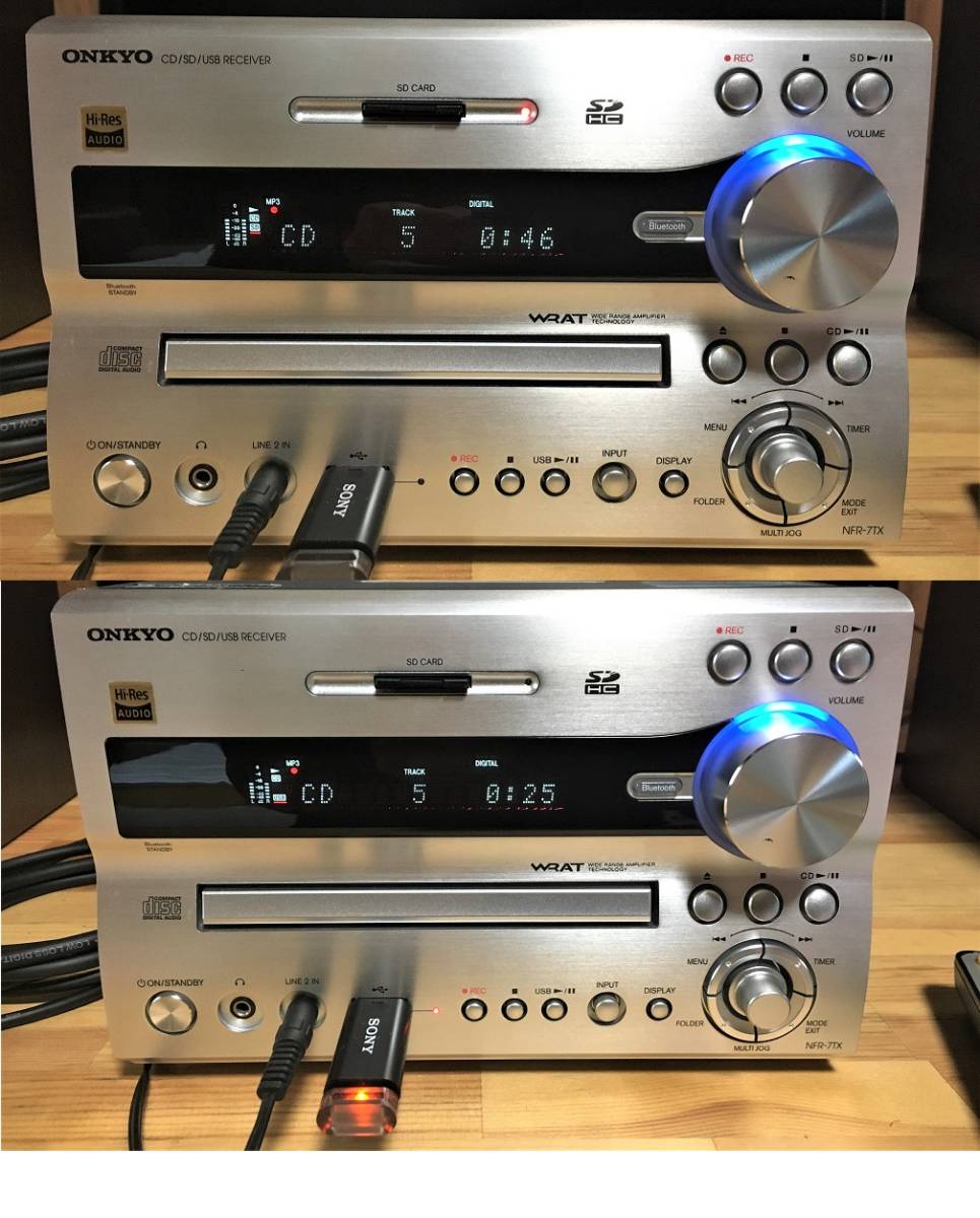 特價區 ONKYO NFR-7 / D-NFR7 CD/SD/USBレシーバーコンポ◇現状品