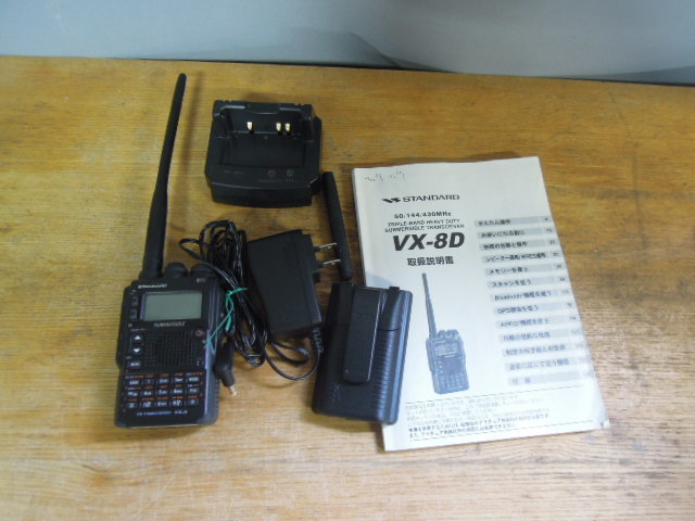 ○スタンダード トランシーバー VX-8D※ジャンク□60 YAESU STANDARD