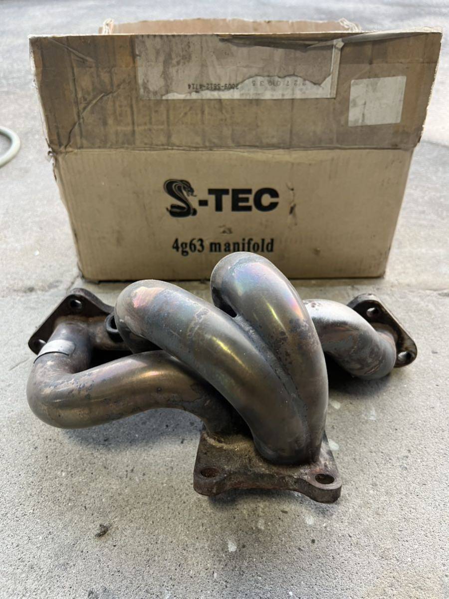 三菱 ランサーエボリューション エボ7 社外品 エキゾーストマニホールド ct9a 4g63