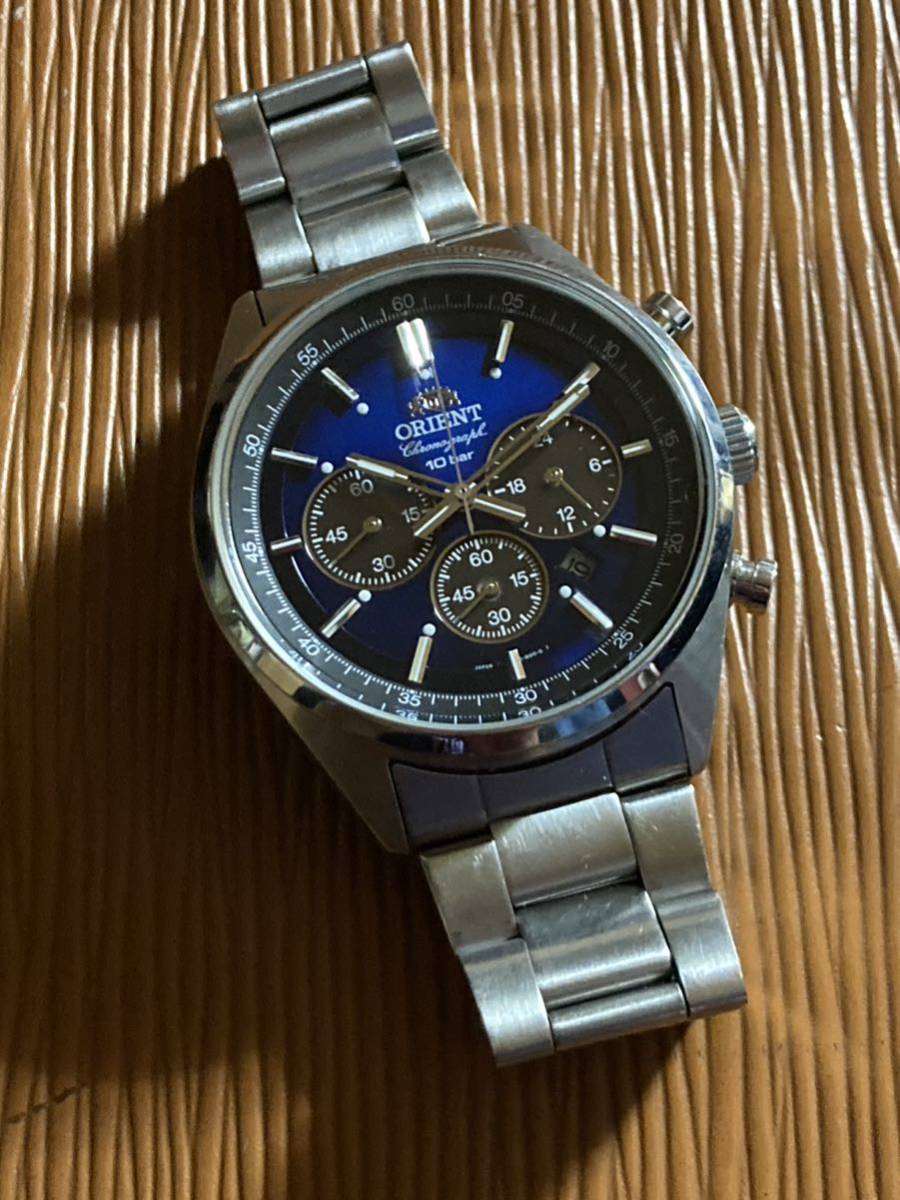クロノグラフ ORIENT オリエント TX00-C3-B 限定品 ○YH-9939中古品 