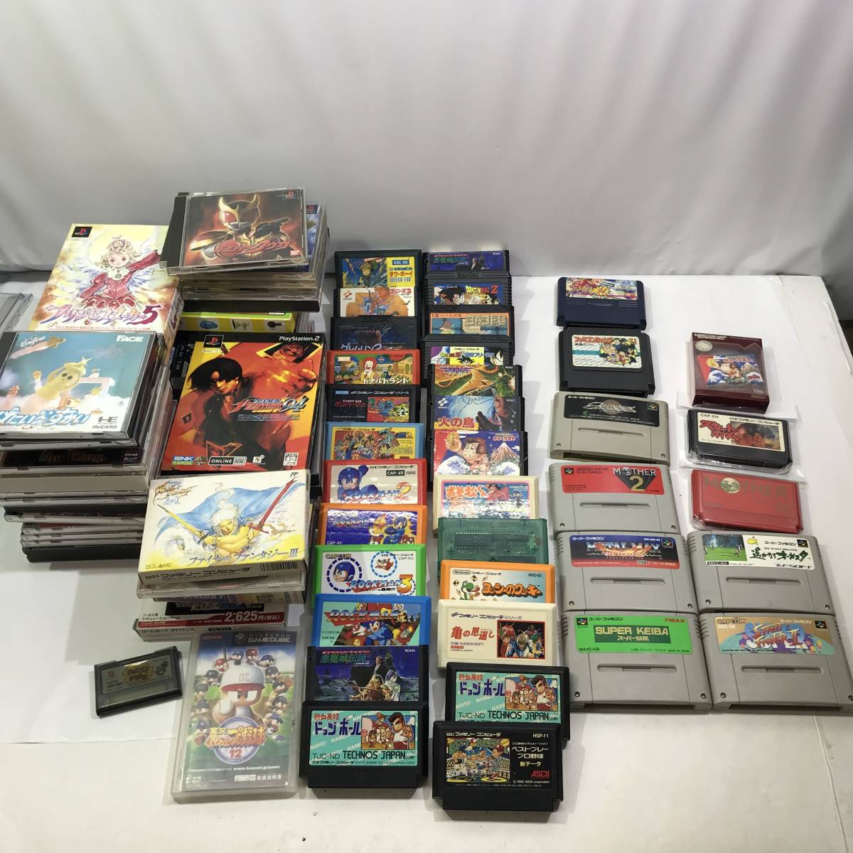 高品質，人気SALE No.5367 1円 ゲームソフトまとめ ファミコン スーパーファミコン ゲームボーイアドバンス PS 他 動作未確認 ジャンク品(テレビゲーム)｜売買されたオークション情報、yahooの商品情報をアーカ その他