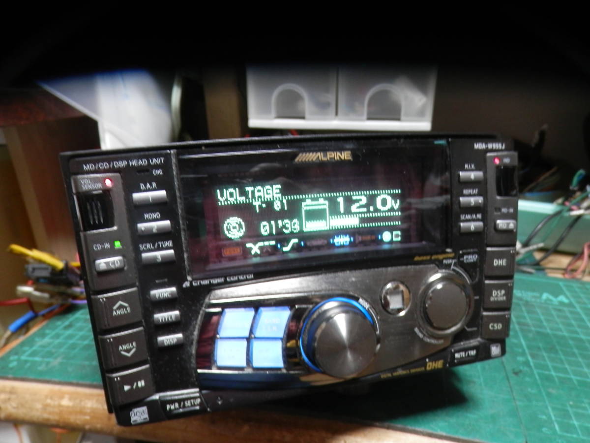 セール，得価 アルパインのCD・MDプレーヤー(MDA-W955J)