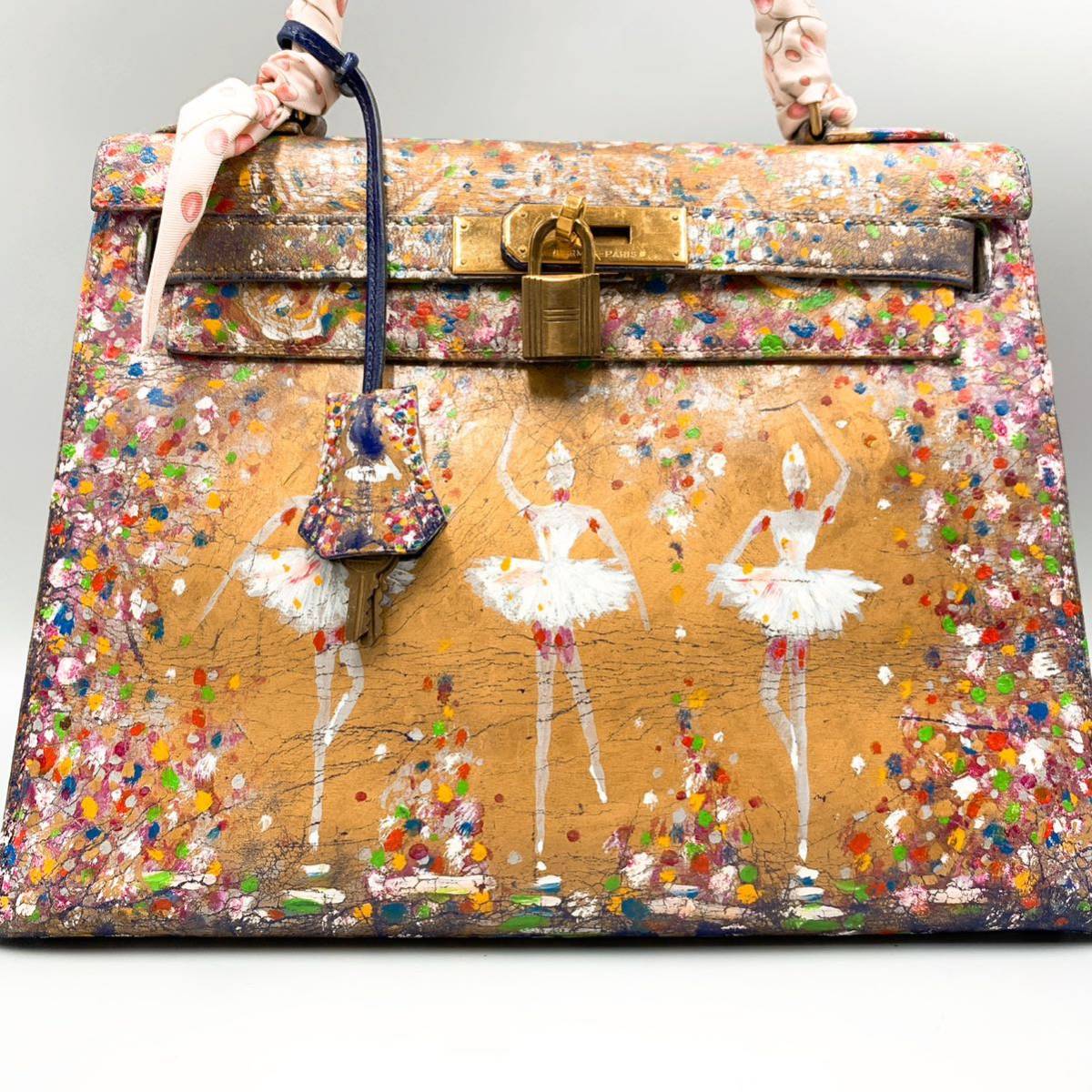 1円《一点物・極美品》HERMES エルメス ケリー 28 ○S刻印 ペイント 極 