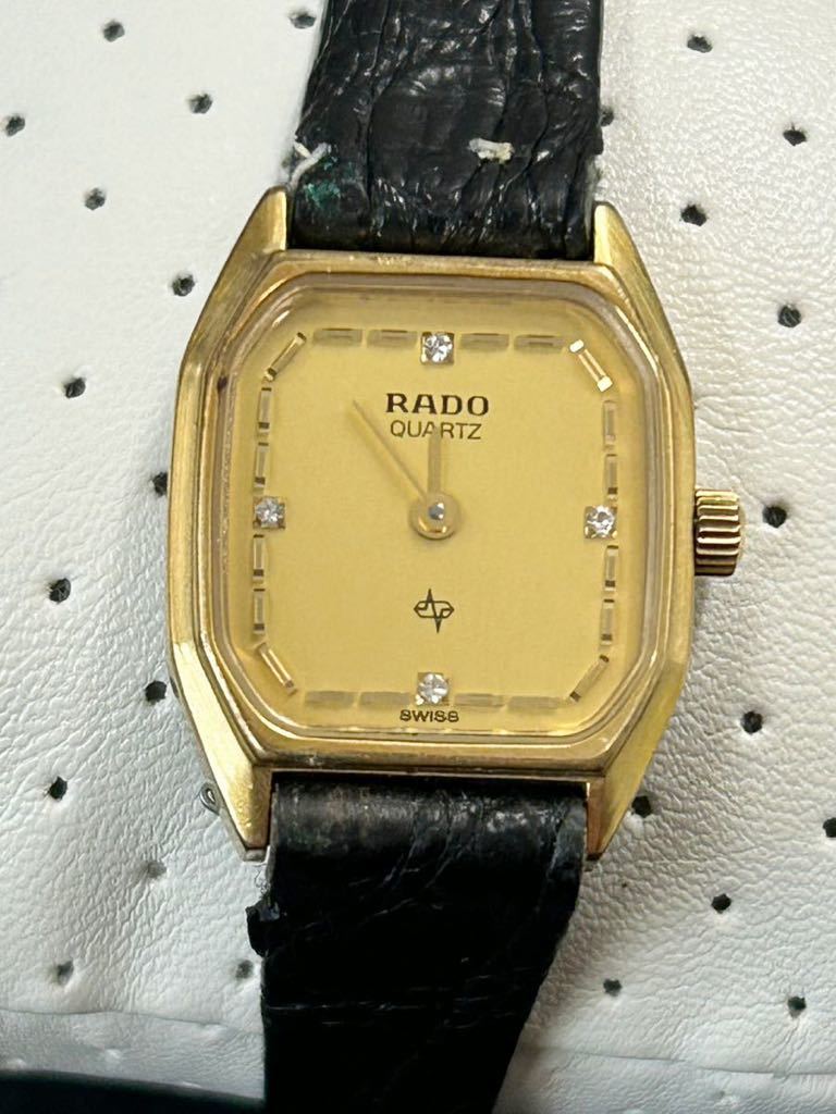 RADO ラドー ダイヤ 4P 121.7903.2 レディース腕時計 電池交換済み 