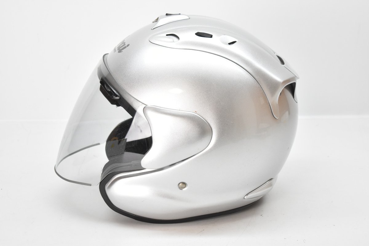 ARAI ジェット ヘルメット SNELL MZ シルバー 61-62cm 収納袋付 