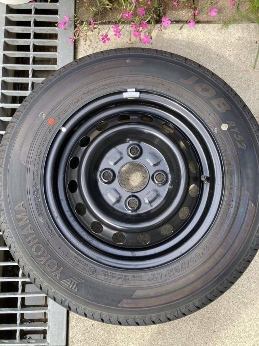 ピクシスバン ハイゼットカーゴ s700 純正ホイールセット 新車外し 12