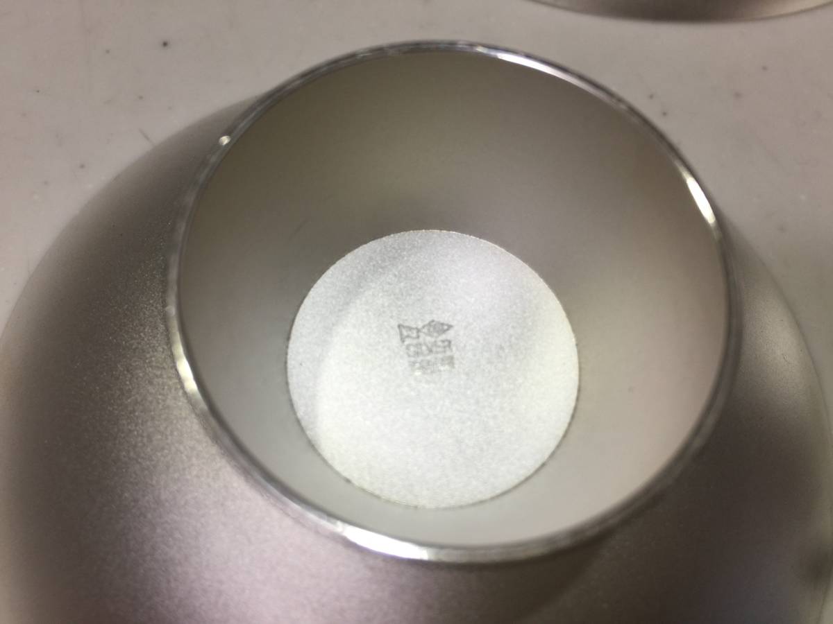 純銀 酒器 盃 3点セット 398g 造幣局 SILVER 1000 刻印 つぶし 銀杯