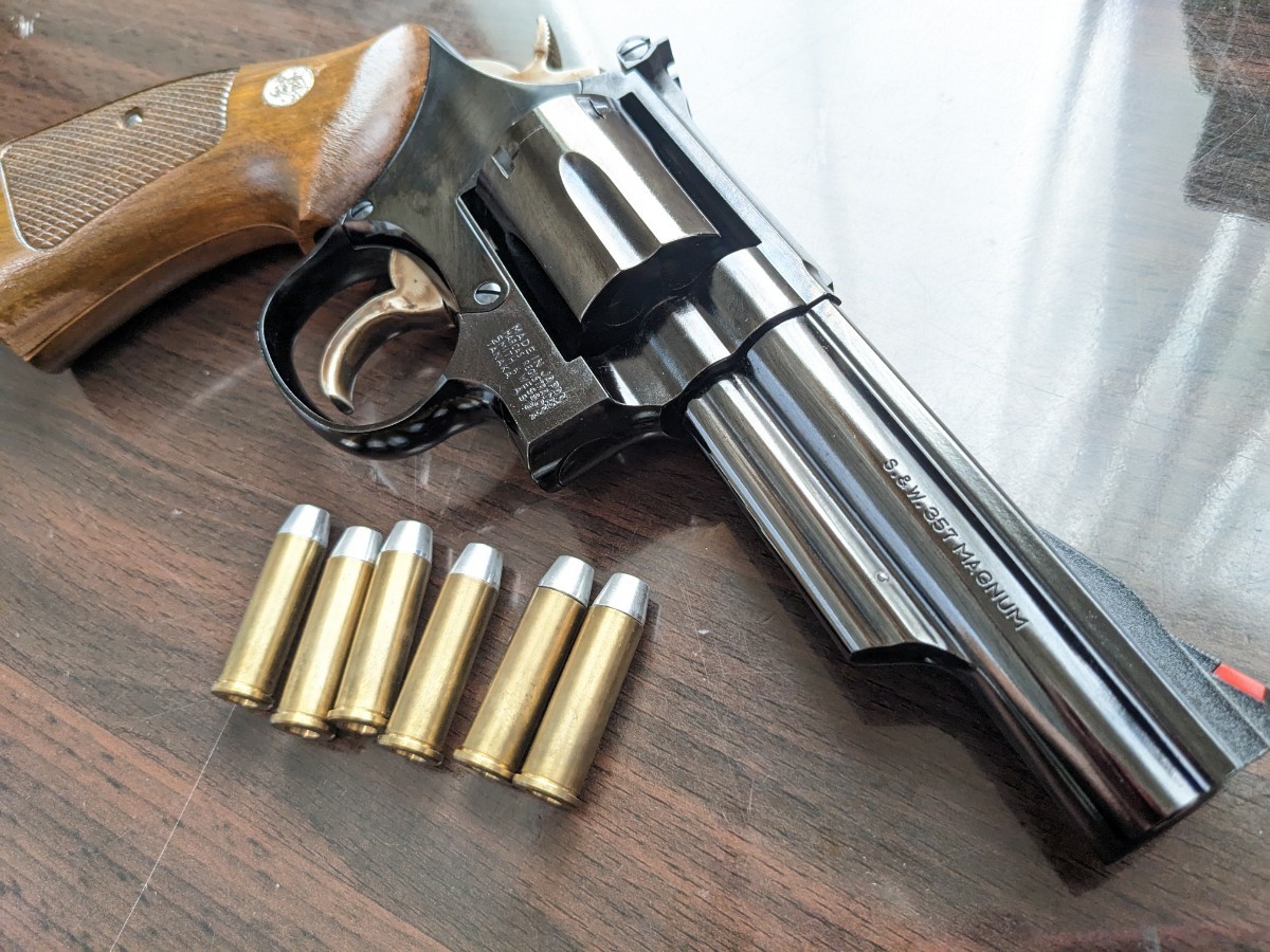 レア タナカ S&W M19 4inchスチール ジュピターフィニッシュ モデル 