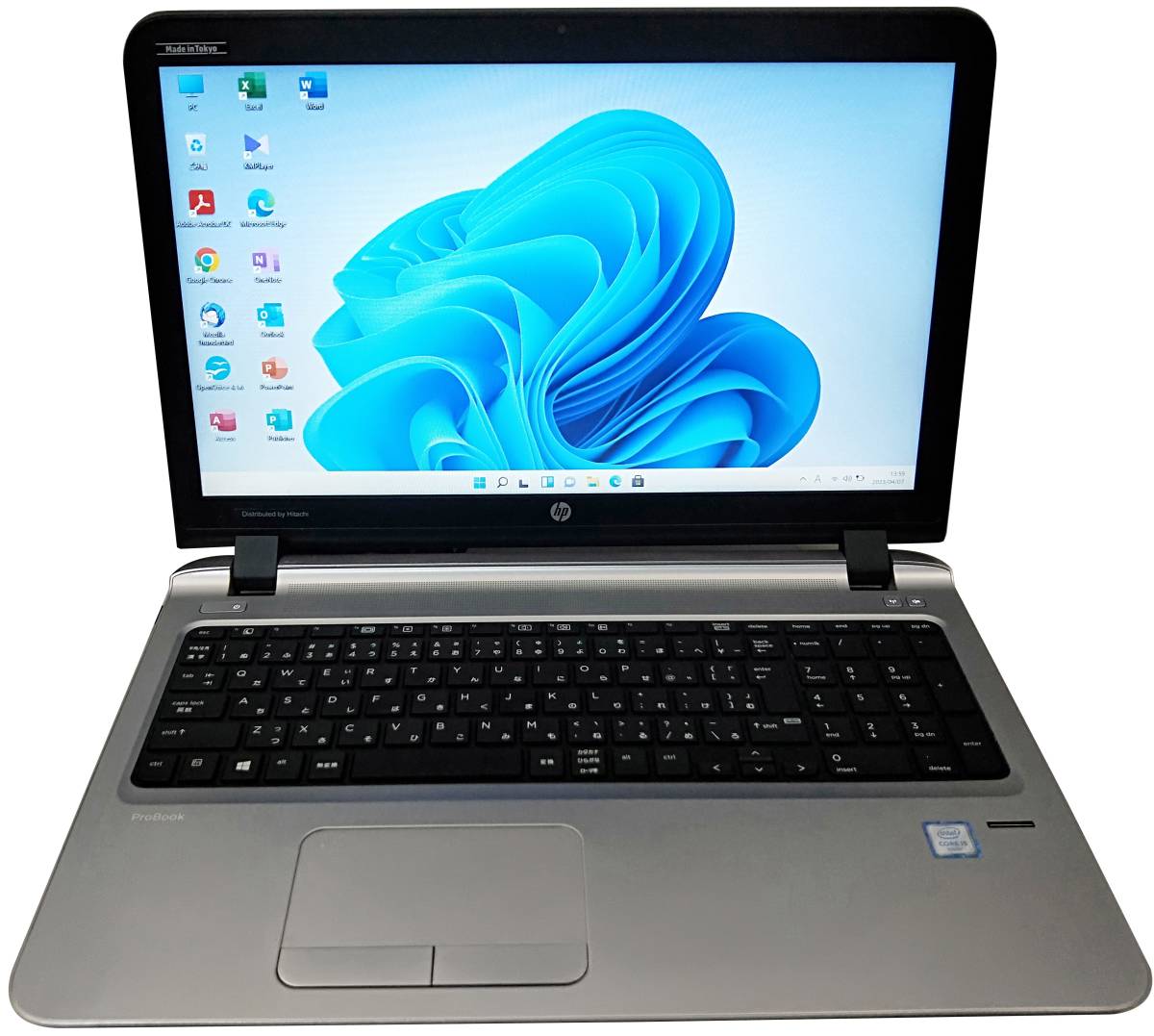 ★【驚速 HP Probook 450 G3 i5-6200U 2.3GHz x4+8GB+SSD256GB+500GB 15.6インチワイドノートPC】Win11+Office2021/WEBカメラ■D040711