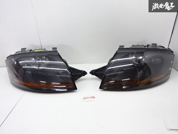 アウディ 純正 レンズリペア 8N系 TT クーペ HID ヘッドライト ヘッドランプ 左右セット ハンドル位置不明 1 305 235 617/618 即納 棚15-3