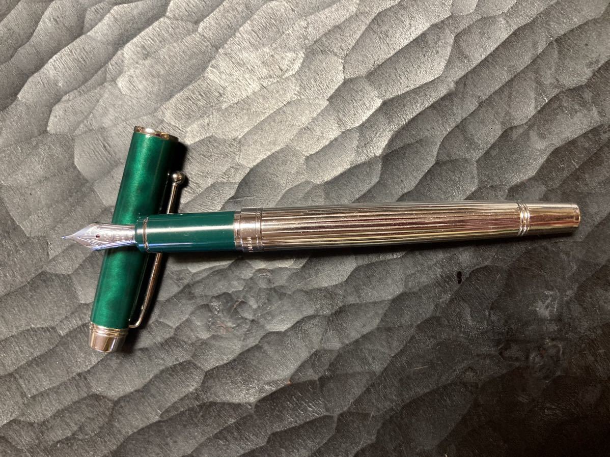 PILOT パイロット 万年筆 グランセ マーブルグリーン B（太字）14K PILOT パイロット 万年筆 グランセ マーブルグリーン B（太字）14K