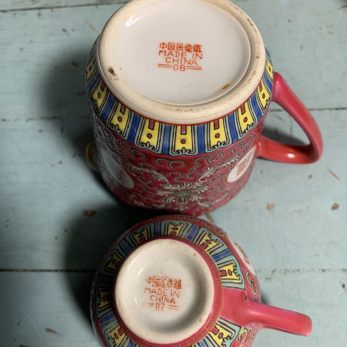 景徳鎮製 江山秀色 中国茶器 煎茶道具 希少 .: 中国景