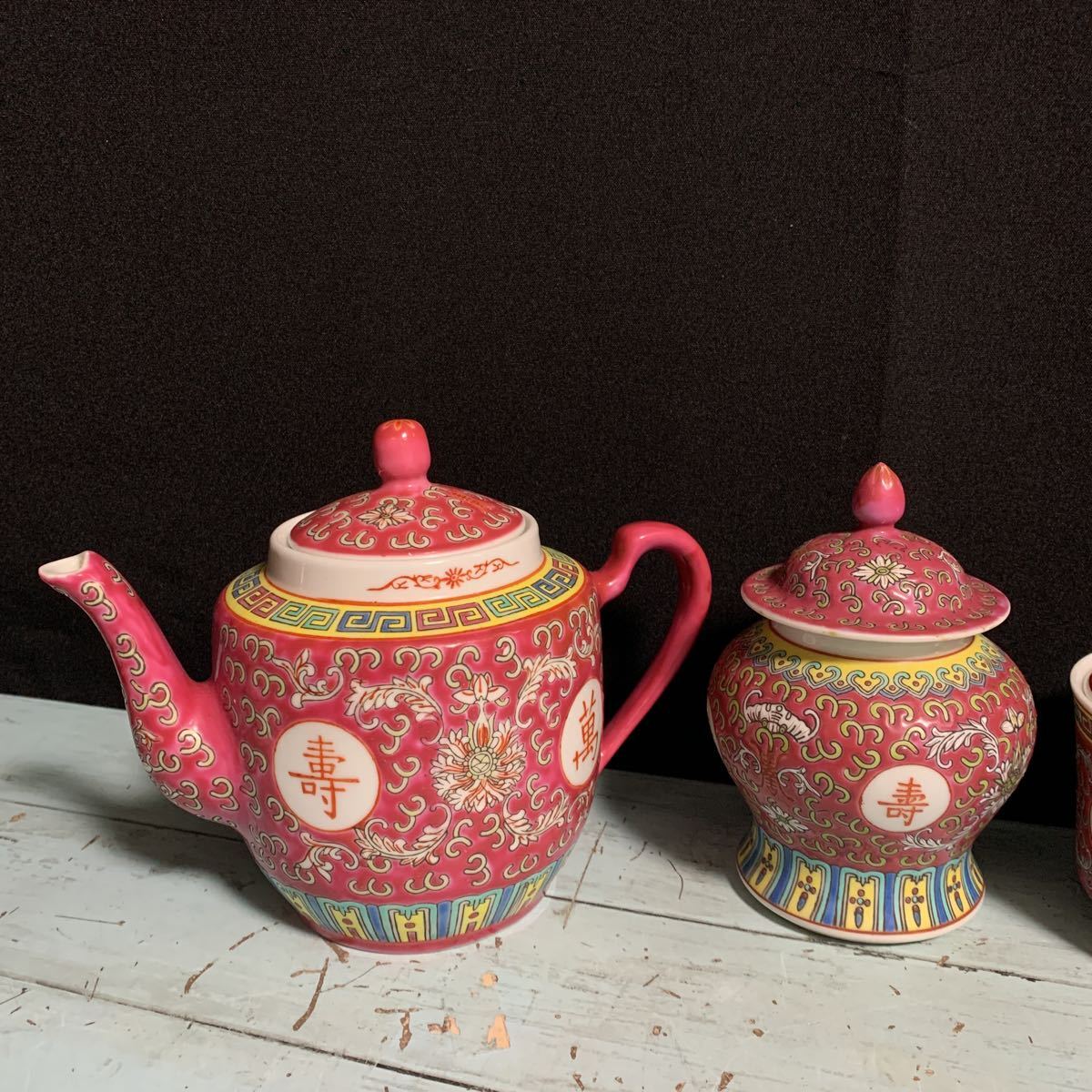 景徳鎮製 江山秀色 中国茶器 煎茶道具 希少 .: 中国景