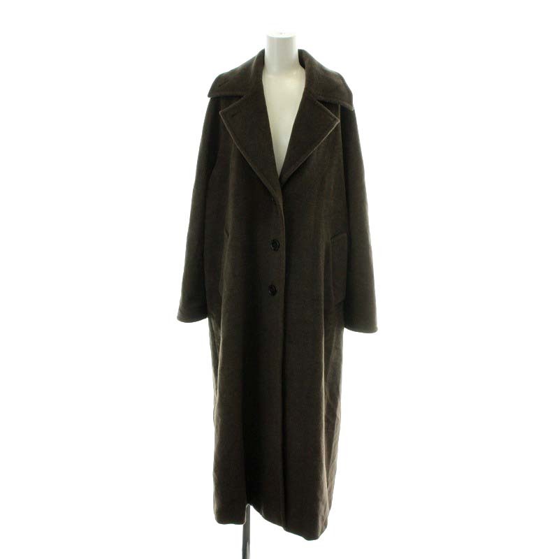 マックスマーラ MAX MARA 銀タグ チェスターコート ロング丈 ウール