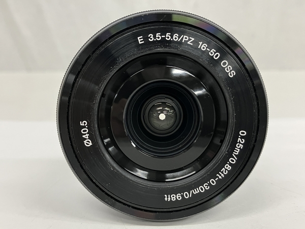 SONY ソニー SELP1650 E 3.5-5.6/PZ 16-50 OSS ズームレンズ 中古