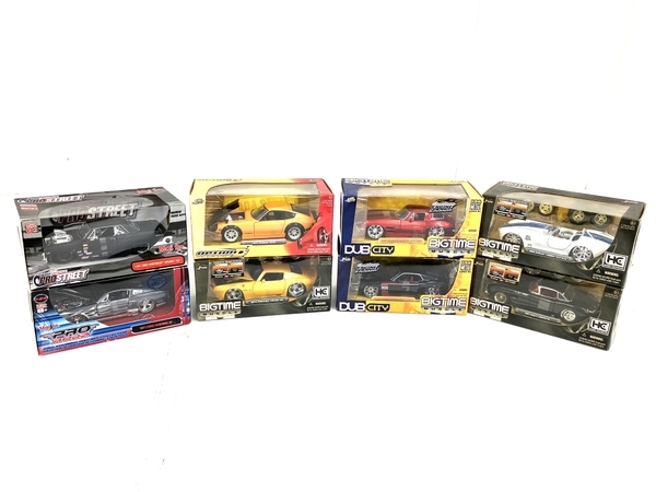 ジャンクミニカー　1/43 9台 JudaToys BIGTIME他 1/24 COBRA 427 S/C 等 ミニカー 8台セット