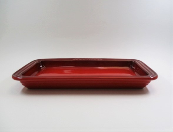 ◇美品◇LE CREUSET/ ル・クルーゼ Rectangular Plate/ レクタンギュラー　長方形プレート　2枚　赤/青_7