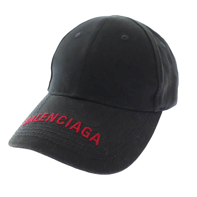 バレンシアガ BALENCIAGA 19AW Bal Logo Visor Cap バル ロゴ 刺繍 