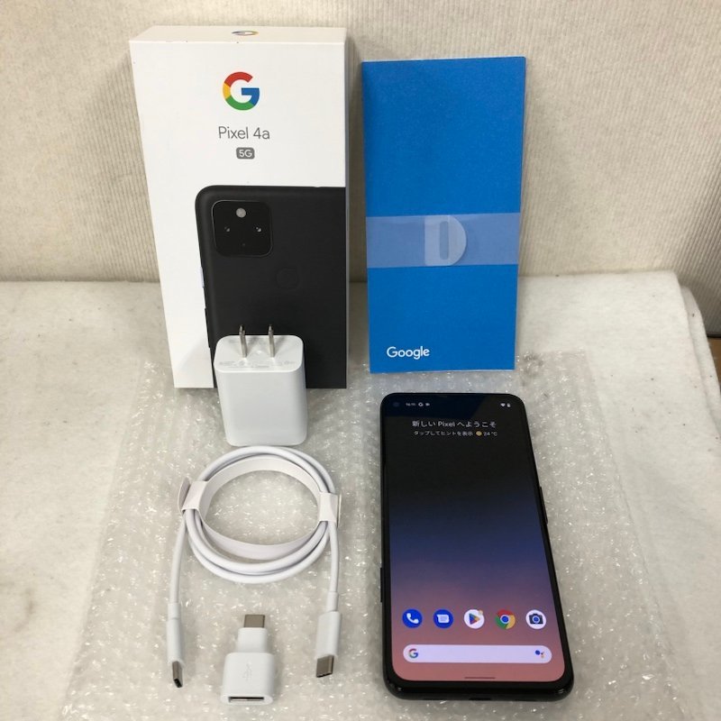 230417SK750024 Google Pixel 4a 5G 128GB Just Black ソフトバンク 利用制限△