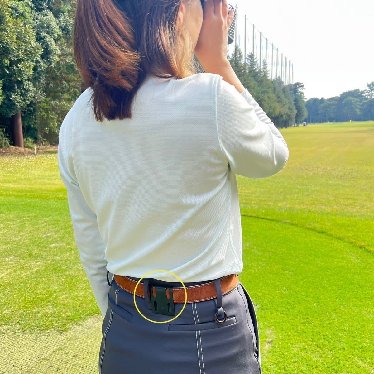 超便利！　マグネット付きレーザー距離計装着プレート2個セット　ブッシュネル　競技ゴルフ　X3